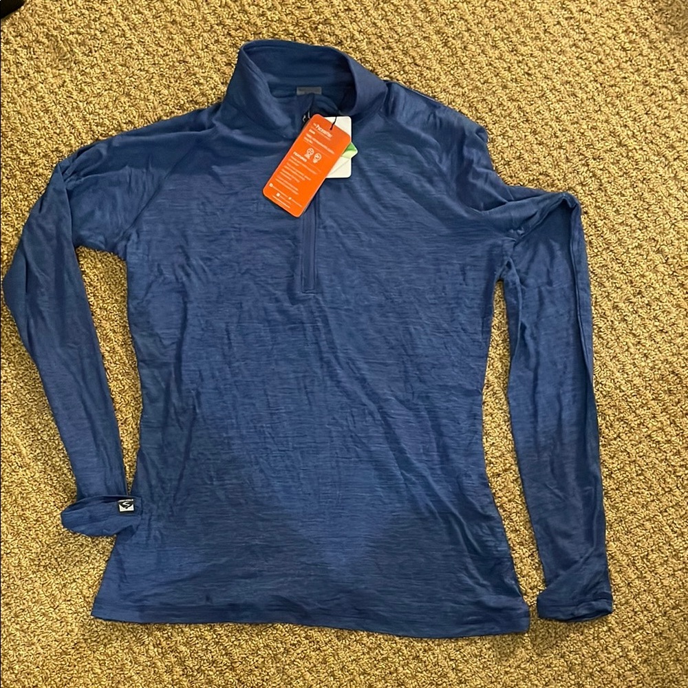 Storm Creek Blue Quarter-Zip Top